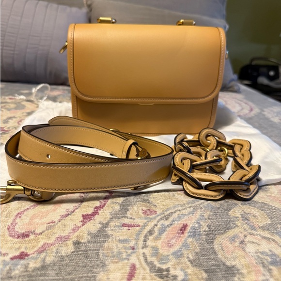 Coach Tan Leather Bag - Picture 1 of 6